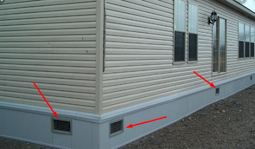 mobile home skirting ideas